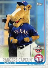 2019 Topps Opening Day #M12 Rangers Captain Texas Rangers 🔥⚾🔥