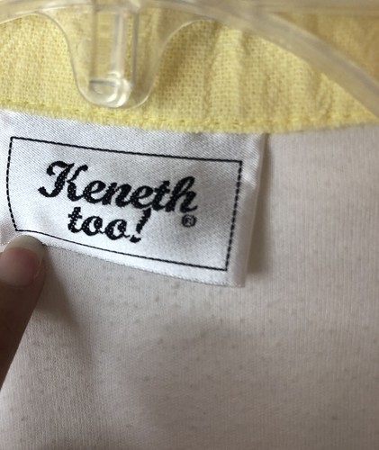 Vintage Keneth Too! Women's Shirt with Collar Small Size (Made In USA) - Picture 8 of 12
