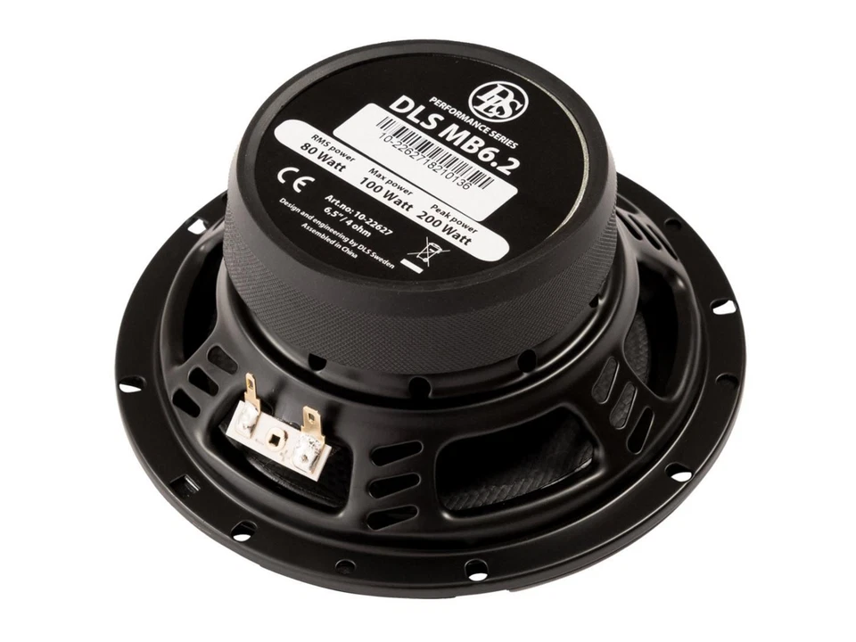 DLS MB6.2 16,5 cm (6,5") 2 vías componentes altavoz 200 vatios - Imagen 3 de 4