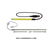 Saxophone Leak Light Set, 120V, USB Powered w Feeler Gauge Handle