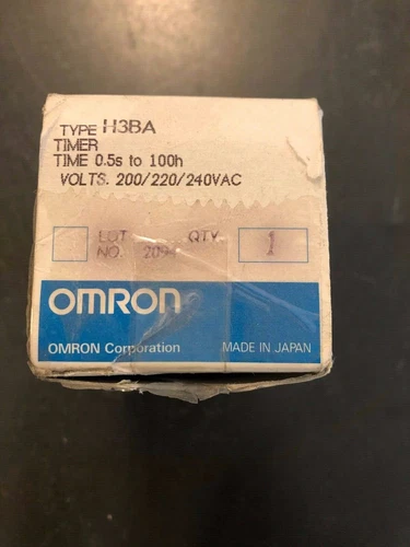 H3BA Omron Timing Relay NIB 200/220/240VAC