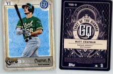 Matt Chapman 2021 Topps Gypsy Queen Tarot of the Diamond #TOD3 Athletics