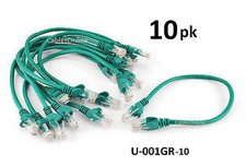 10-PACK Intellinet 1ft CAT5e UTP Ethernet RJ4...
