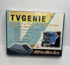Aver TVGenie w/Remote Plug-n-Play TV Tuner/Game Display NEW