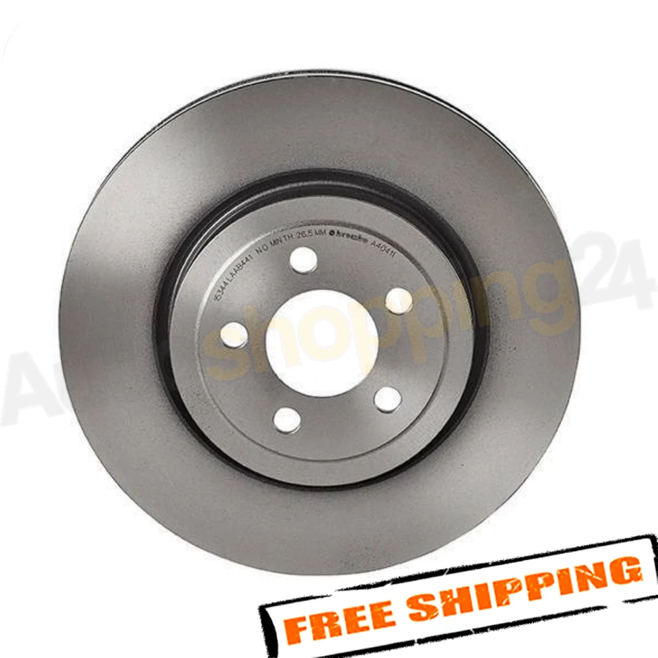 Brembo 09.A404.11 345mm Front Disc Brake Rotor for 2006-2021 Dodge Charger Foto 2 de 4