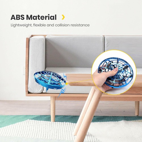 Mini Drone Induction Levitation Hand Operated UFO Toy Flying Ball For Kids Blue - Picture 9 of 12