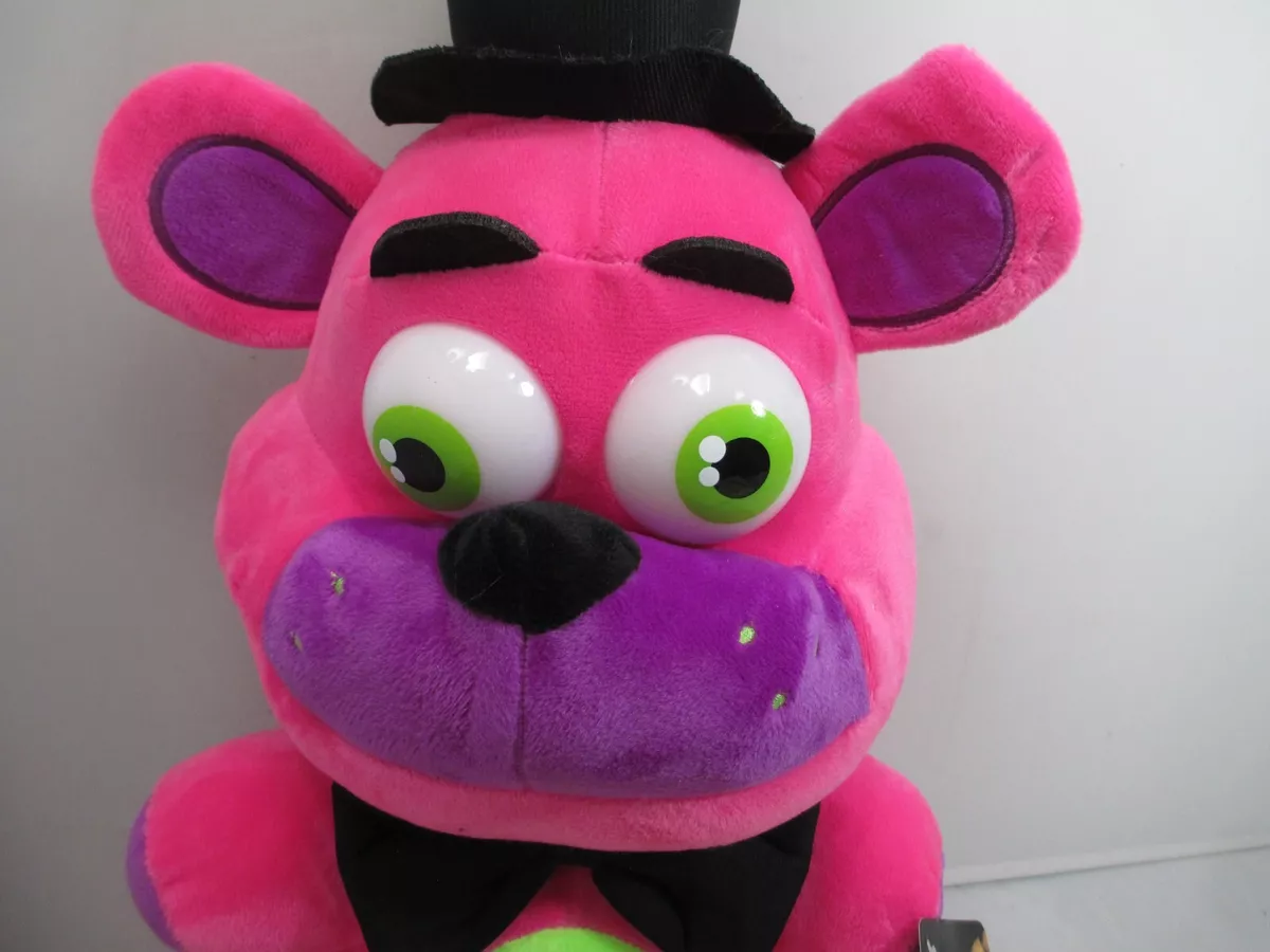 FNAF 14 Inch Plush, Neon Pink Freddy