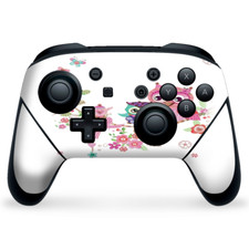 Nintendo Switch Pro Controller Skin Decal Vinyl Wrap - Owls in tree cupcake