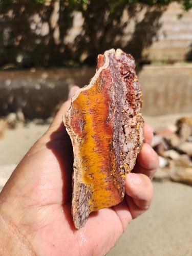 Faced Alunite Rough Rock A Grade Arizona 5"X4"X2" 1.9 Pounds See Video - Picture 8 of 12