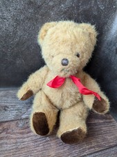 Vintage Nylena Toy made in UK Stuffed Teddy Bear 33cm