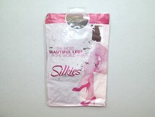  READ NOS Silkies Ultra Control Top Pantyhose X-Tall Mocha 030403 FREE SHIP 