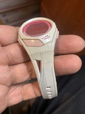 Casio Women\'s Watch STR300 Runner Lap Counter White Pink Resin Digital 2575 35mm s-l400.jpg main image 3