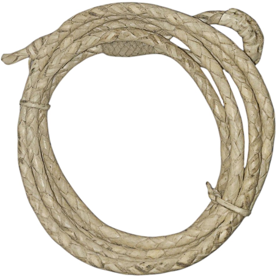 Braided Riata Rope Vintage Vaquero Braided Rawhide Riata Rope Reata 4 Plait Lariat and ...