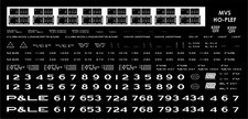 P LE 951-F  108-F Flatcar Decals