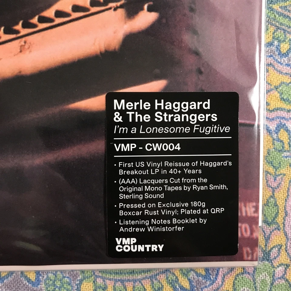 I'm A Lonesome Fugitive by Merle Haggard & The Strangers (LP, 180g, RMST, AAA - Image 3 of 4
