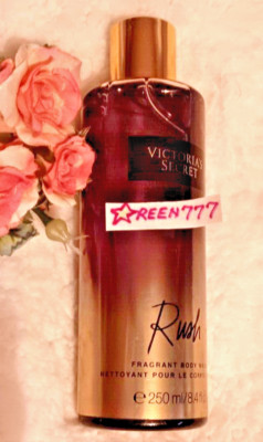 RARE Victoria's Secret RUSH 8.4 oz/250 ml PERFUMED BODY WASH Clementine Amber