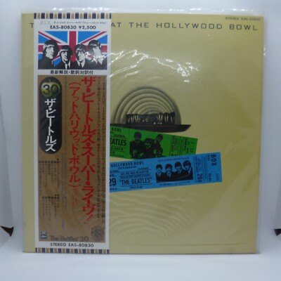 ビートルズ ハリウッドボウル LP EAS-80830 帯付 y165 Beatles At The Hollywood Bowl Japan LP Vinyl Record EAS-80830
