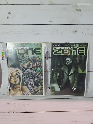 Lot Of 2 Empty Zone Image Comic Books #3  Number 3 Under Dead Television Skies