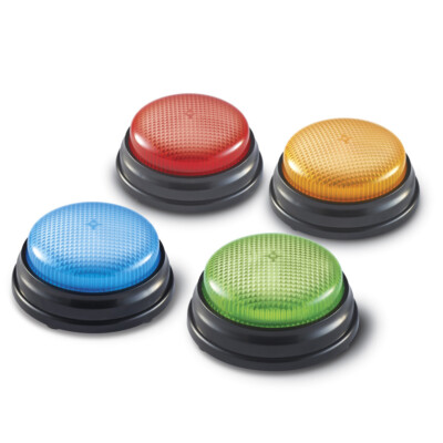 Licht und Ton Answer Quiz Buzzer - 4 Leuchtend Spiel Show Buzz IN Knöpfe