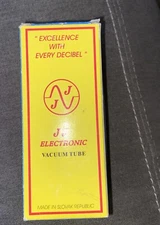 Vintage 50s JJ Electronic Vacuum Tube Made in Slovak Republic/Slovakia New