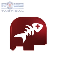 Rowe Tactical Rear Slide Cover Plate for Glock G43 G43x G48 - Red - DEAD FISH