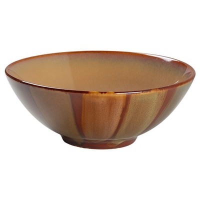 Sango Flair Brown Soup Cereal Bowl 8842859