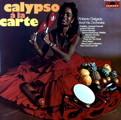 Roberto Delgado & His Orchestra - Calypso À La Carte LP 1970 (VG+/VG+) '*