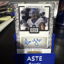 2021 Sage Premier Draft - Autographs Nate Hobbs #A111 (AU, RC)