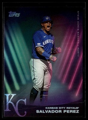 2022 Topps X Steve Aoki 113 Salvador Perez Kansas City Royals