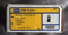 ILSCO PDB-16-2/0-1 Power Distribution Block 175A 1-Pole 600V - Brand New