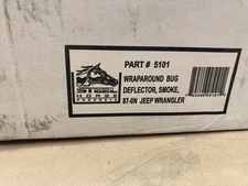 Hood Bug Stone Deflector for Jeep Wrangler Steel Hourse Automotive 5101 -87on