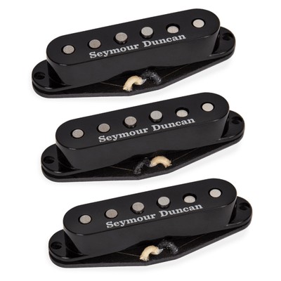 Seymour Duncan SSL52 Five-Two Stratocaster Single Coil Pickup Set, Black