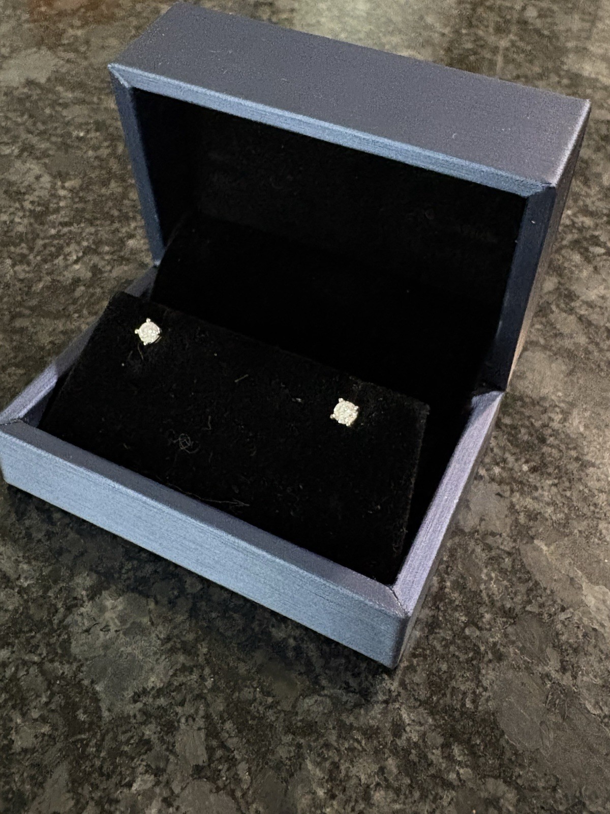 Diamond Stud Earrings - image 1