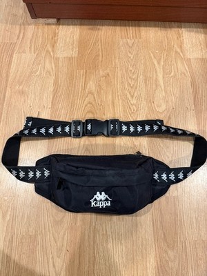 New Black Kappa Fanny Pack Belt Bag Pouch