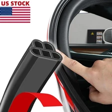 Universal Car Door Seal Strip Self Adhesive Auto Door Soundproofing Weatherstrip