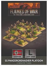 Flames of War: Late War German Waffen SS Panzergrenadier Platoon GBX141 