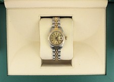1987 Rolex Ladies Datejust 69173 Champagne Dial TT 18kt Jubilee No Papers 26mm