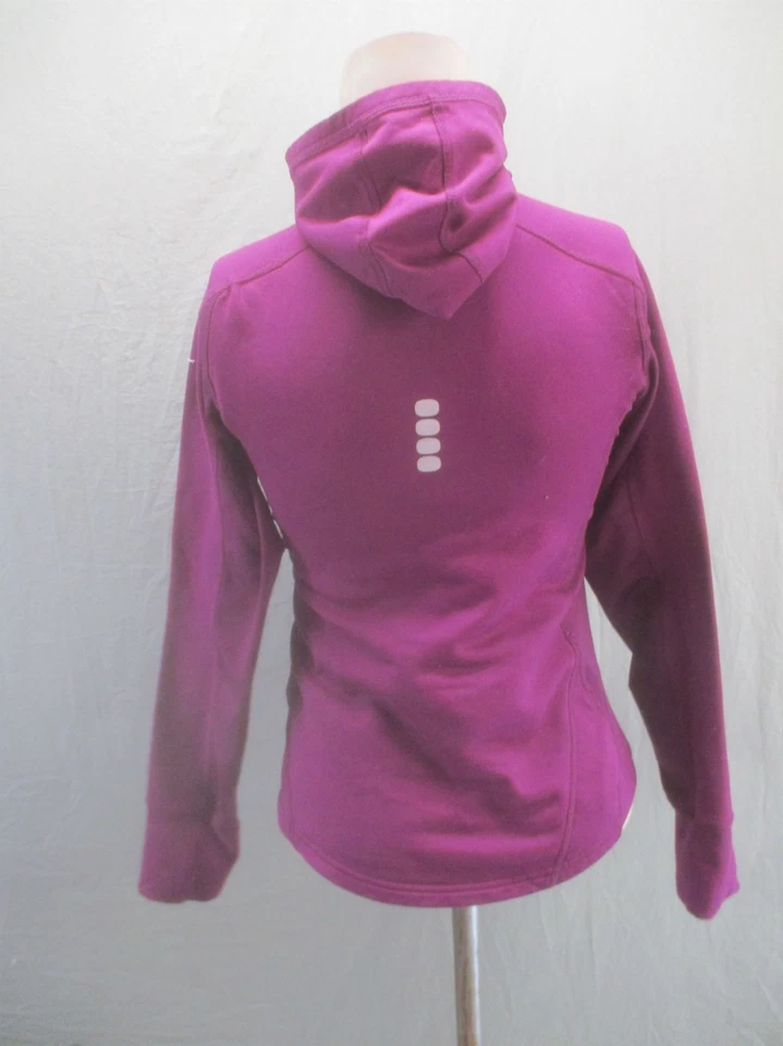 Sudadera con capucha deportiva de manga larga cálida con cremallera 1/2 púrpura talla S (4-6) para mujer 970 Foto 4 de 4