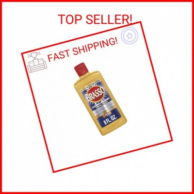 RECKITT BENCKISER Brasso 2660089334 8 oz Metal Polish for Brass, Copper, Stainle