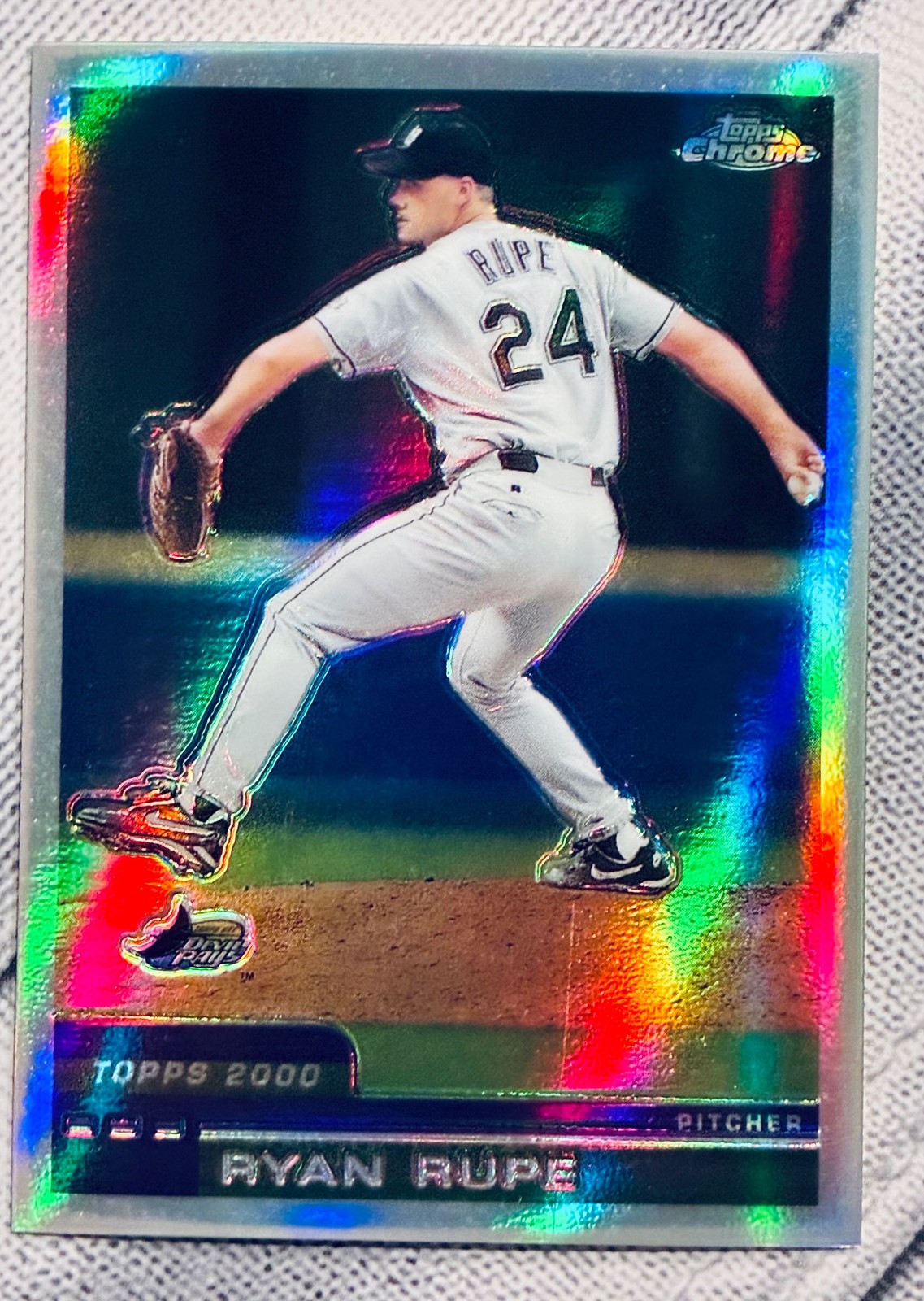 2000 Topps Chrome #432 Ryan Rupe Refractors Tampa Bay Devil Rays