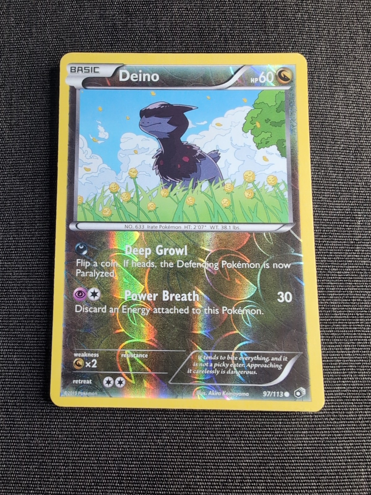 Deino 97/113 Legendary Treasures Reverse Holo