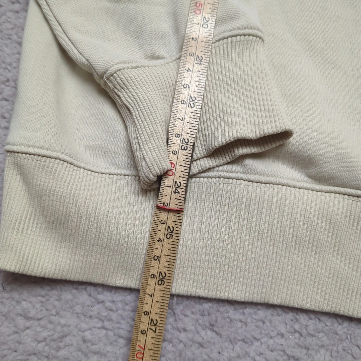 OFF WHITE QUIKSILVER Felpa con Cappuccio Uomo Piccola Beige Off White Y2K Logo Centrale Skate anni 2000 S