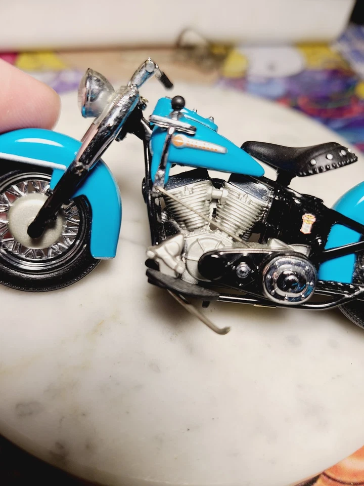 1949 Harley-Davidson Hydro-Glide мотоцикл 1:24 Franklin новом * сломанный руль - Изображение 3 из 4