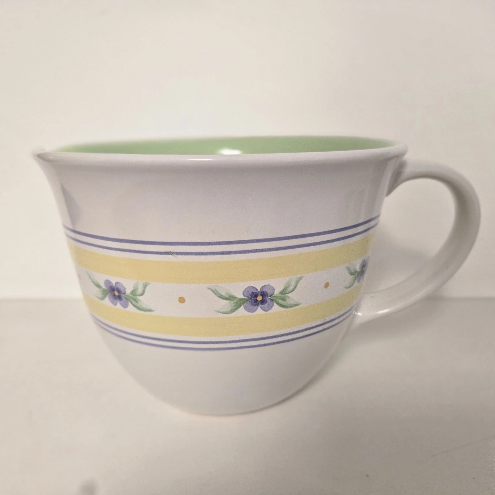 Pfaltzgraff Summer Breeze Large Mixing Batter Bowl Pitcher Floral Print EUC