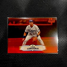 2025 Topps Stadium Club Evan Longoria Orange Parallel 