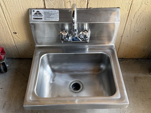 Advance Tabco 7-PS-EC Wall Mount Commercial Hand Sink w/ 14"L x 10"W x 5"D Bowl