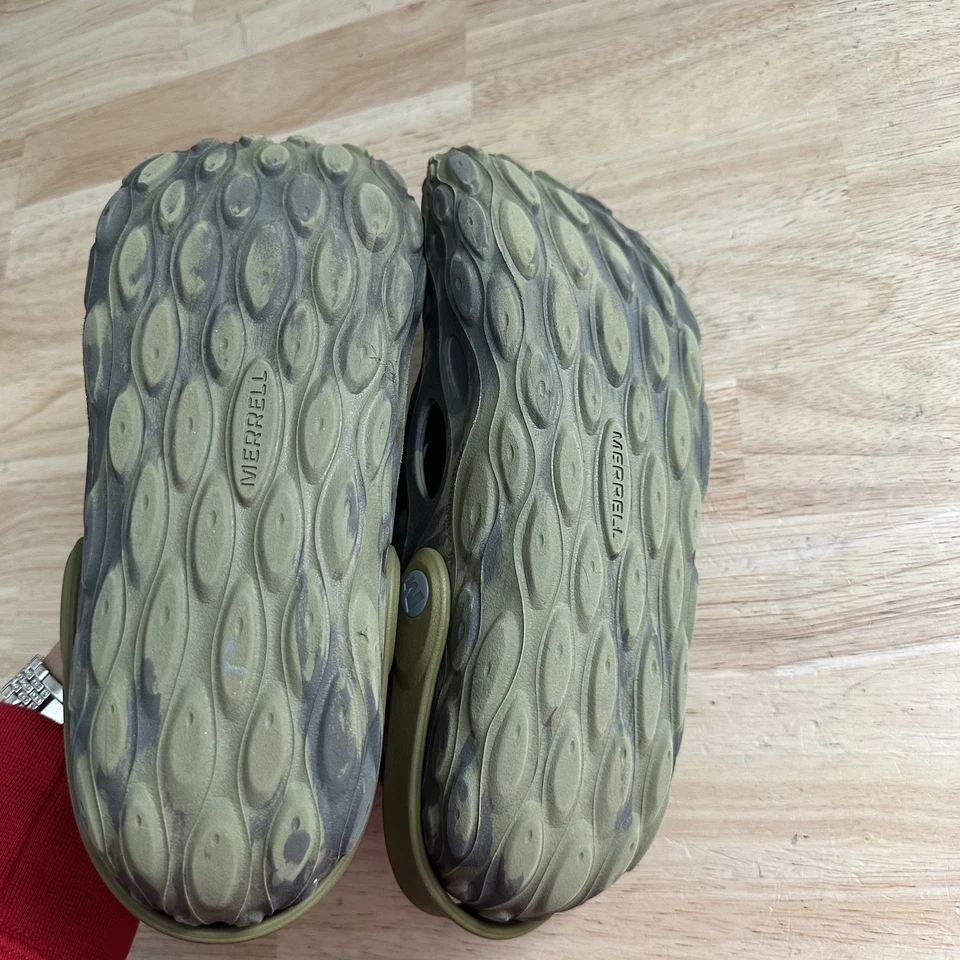 Sandalias Merrell Hydro Moc para hombre 10 B verde camuflaje zapatos sin cordones para el agua playa Foto 4 de 4