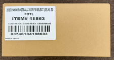 2025 Panini SELECT NFL Football FOTL 12-Box CASE FACTORY SEALED! First Off Line!