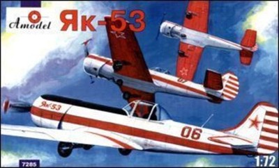 Yakovlev Yak-53 single-seat sporting ai. / 1:72 - Amodel 7285