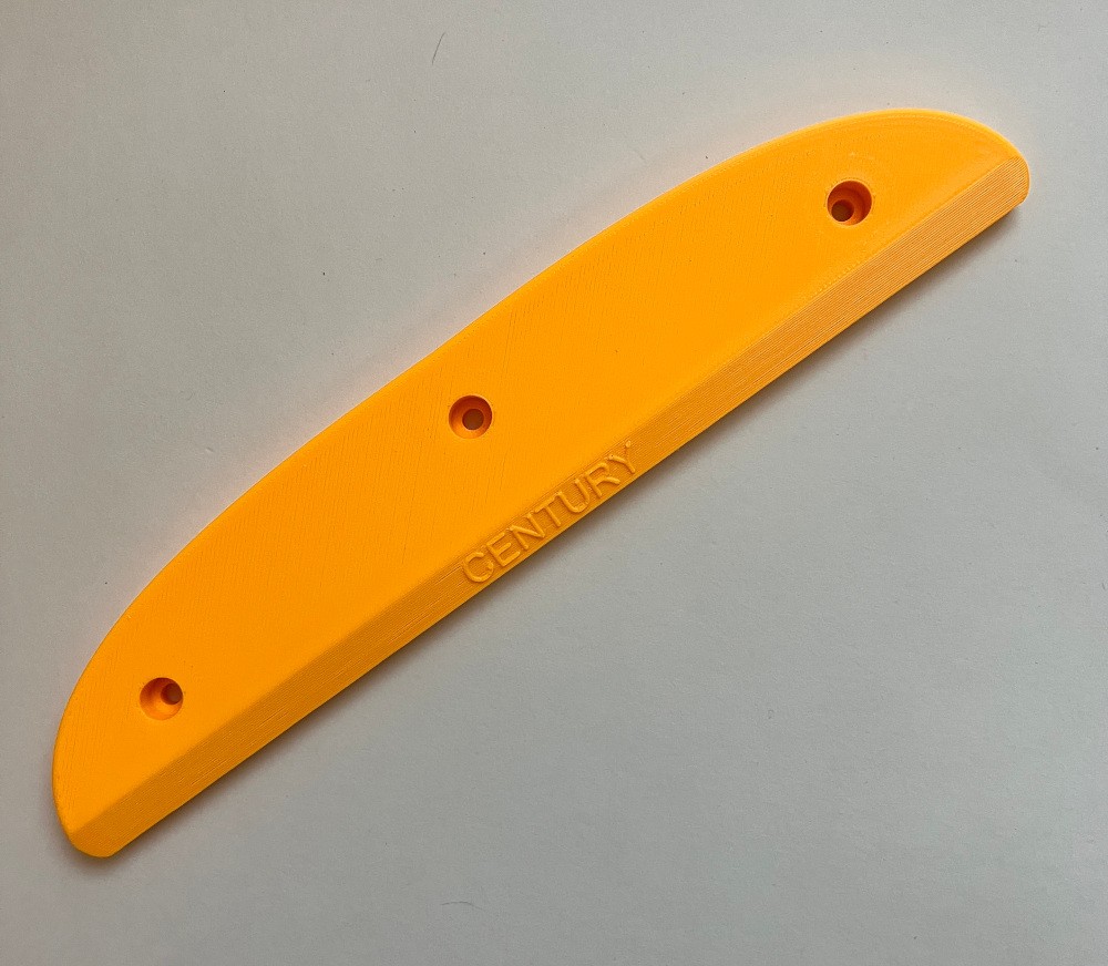 CENTURY Skateboard tail bone Skid Plate, NEON YELLOW, 7.0, 7.5, 8.0, 8.25, 8.5